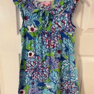 Lilly Pulitzer - 6/7 - Colorful Floral Kids Dress